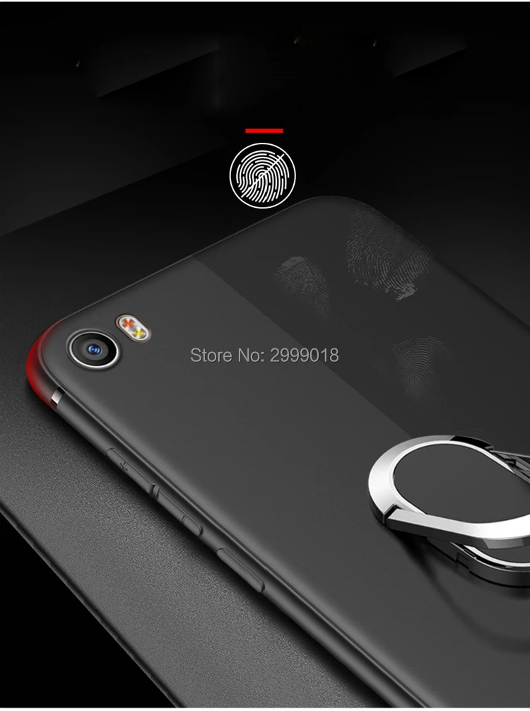 Magnetic Finger Ring Holder Case For Xiaomi Mi 5 5s Mi5s Plus 360 Degree Rotation Car Cover | Мобильные телефоны и