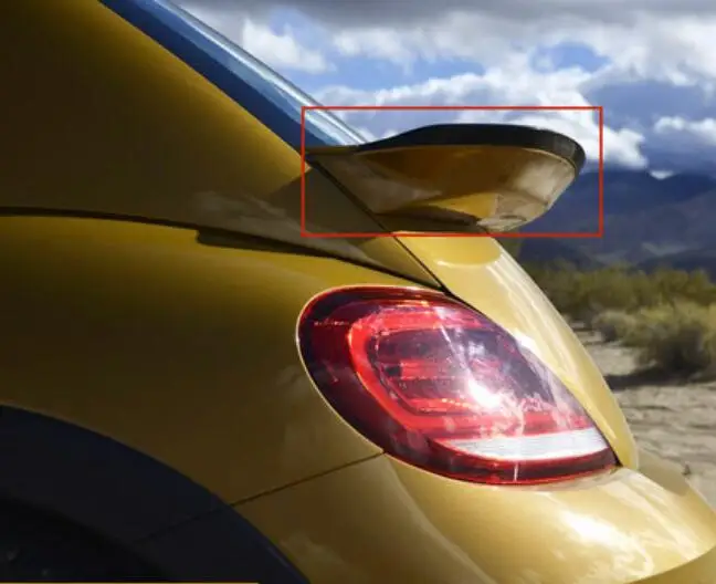 ABS Краски заднего крыла багажник выступ Спойлеры подходит для Vw Volkswagen Beetle GSR/G20 2013
