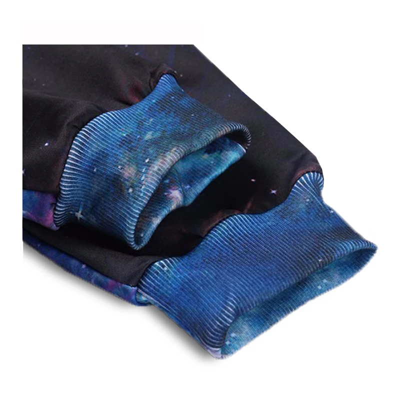 Мужские/Женские повседневные брюки леггинсы для фитнеса Harajuku Wolf Galaxy 3D принт