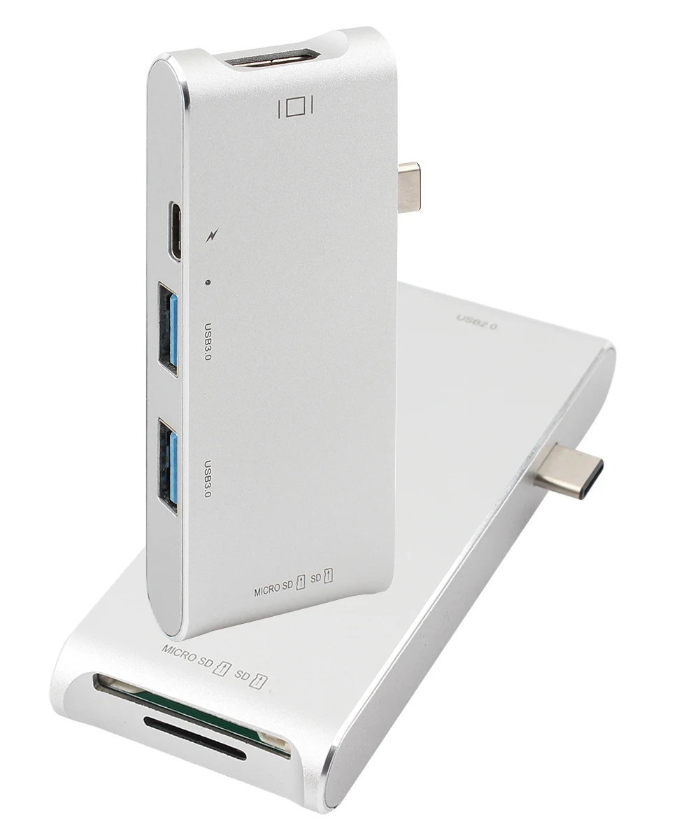 HDMI USB-адаптер KEMBONA с выходом 4K портами USB 3 0 слотами для SD-карт и Micro SD | Компьютеры