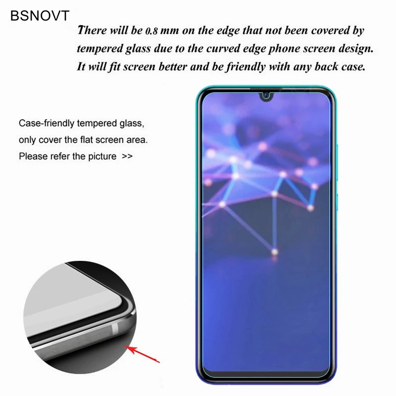 Защитное стекло для Huawei P Smart 2019 2 шт. Защитная пленка экрана Y9 Prime | Мобильные