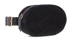 Black Suede Модная женская поясная сумка с ремнем из искусственной кожи на груди красного и черного цвета новое поступление - Цвет: Black Suede
