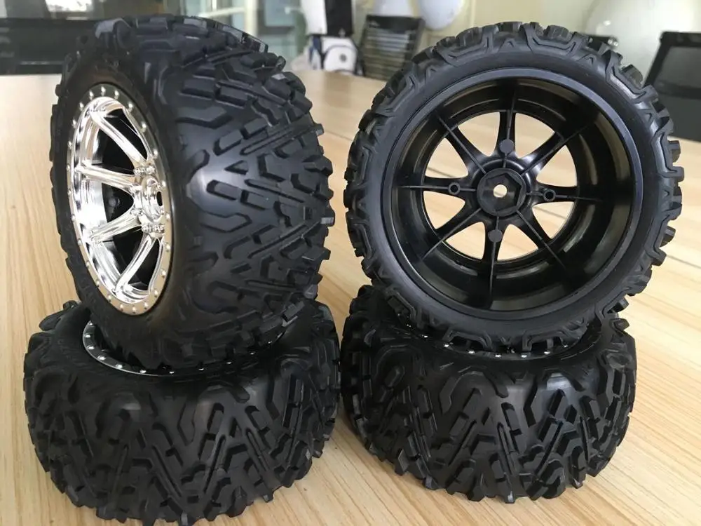 Оригинальные Серебряные колесные шины Arrma 1/10 года с коротким проходом для модели