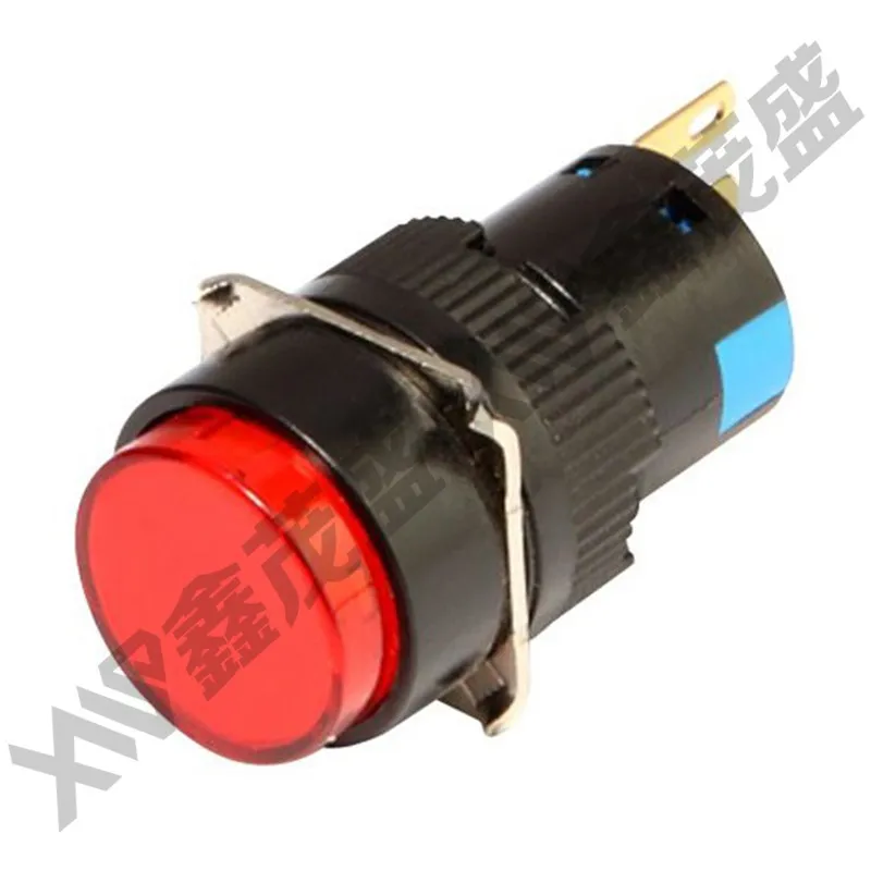 16 мм светодиодный светящийся фиксирующий кнопочный переключатель