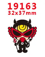 PR-19163 Наборы для творчества Герой мультфильма с плоской задней частью Плоские наклейки 30 штук. PR-18888-19174 - Цвет: PR-19163