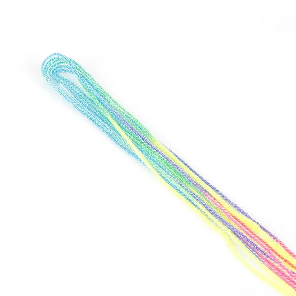 2mm 30pcs set mix 30 шт./лот, радуга, 90 см, инструмент для укладки волос, шелковый шнур, для вязания волос, плетеная веревка, повязка на голову, аксессуары для волос для девочек - Color: 2mm 30pcs set mix