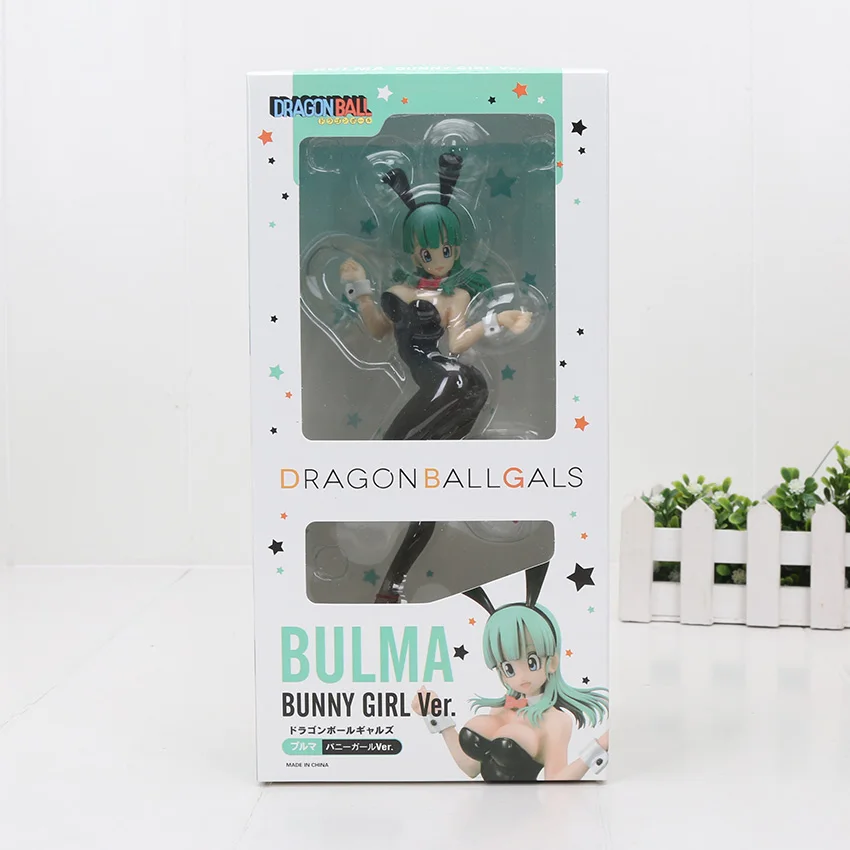 Dragon Ball Gals NO. 18 лазурь обувь для девочек Bulma lunchi Чичи videl Ланч ПВХ пластмассовая фигурка DragonBall для девочек Коллекция Модель игрушка - Цвет: Bulma in box