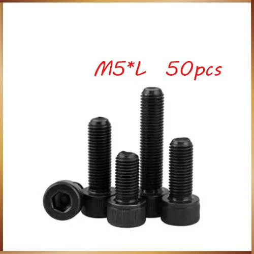 Болты m5 50 шт. болты M5 * 6/8/10/12/14 с шестигранным отверстием винты шестигранной