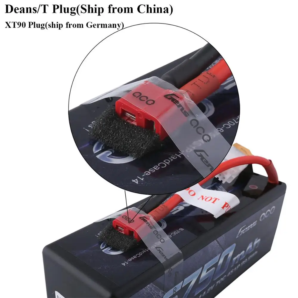 Аккумулятор Gens ace 4S 6750 мАч Lipo 14 8 в 70C XT90 T вилка для автомобиля Traxxas X-maxx 1/8