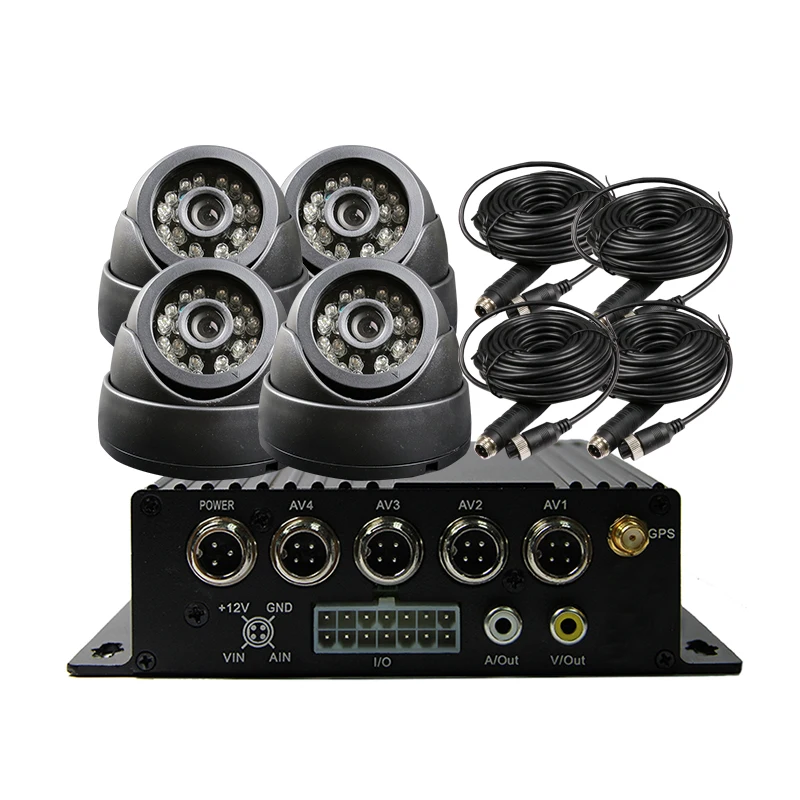 4CH SD 256 Г GPS G-sensor Трек Автомобиля DVR Видеорегистратор Комплект ВИДЕОНАБЛЮДЕНИЯ SONY