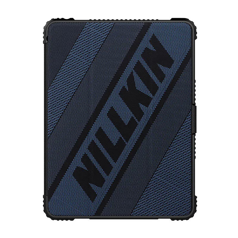 Синий Для iPad 9,7 чехол Nillkin speed TPU полная откидная крышка Кожанный чехол для Apple карандаш держатель для Apple iPad 9,7 задняя крышка - Цвет: Синий