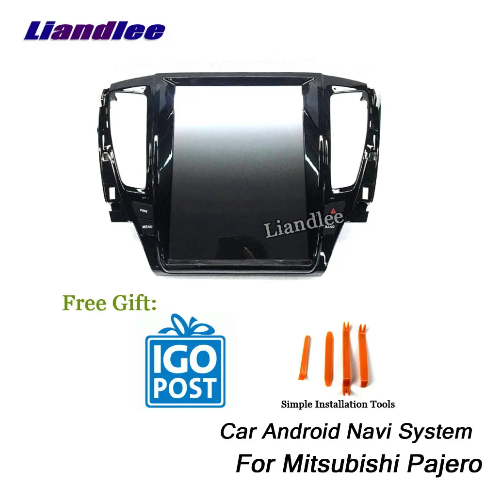 Standard Liandlee Android для Mitsubishi Pajero V73 V97~ Tesla стиль радио Carplay gps Navi карта навигация Мультимедиа - Цвет: Standard