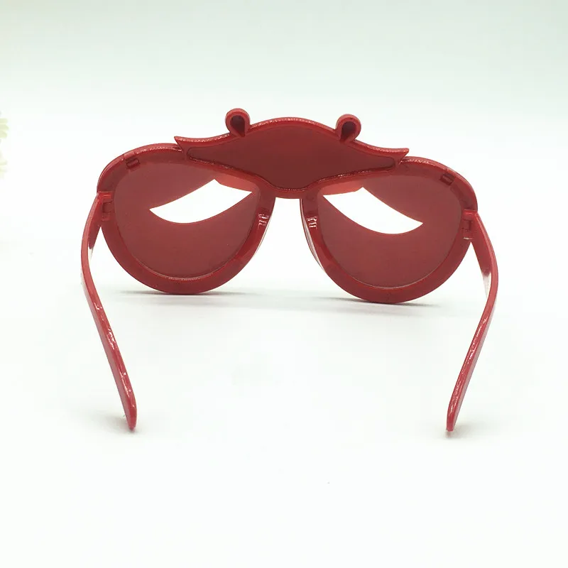 6 пар забавных украшений в виде красного краба костюм очки для вечеринки пляжные