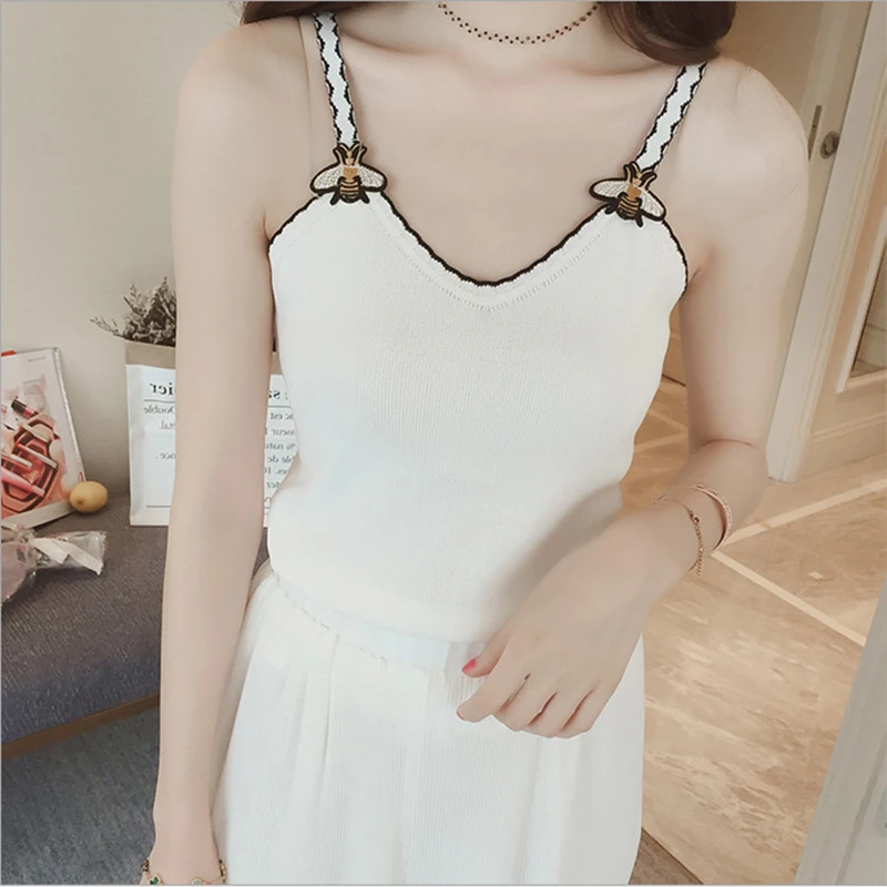 Сексуальная майка укороченный топ Женская летняя одежда женская кружевная Harajuku