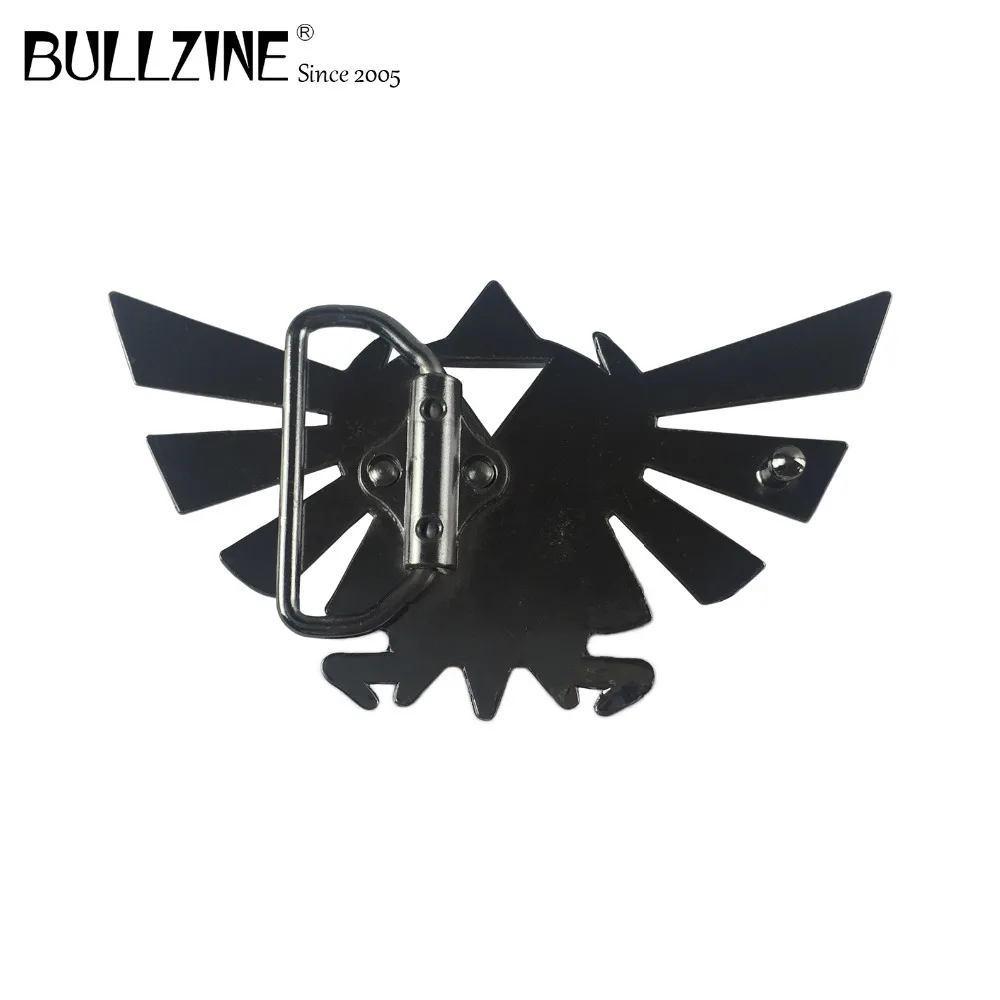 Ремень Bullzine Legend of zelda с пряжкой черная отделка FP-03189 подходит для ремней шириной 4