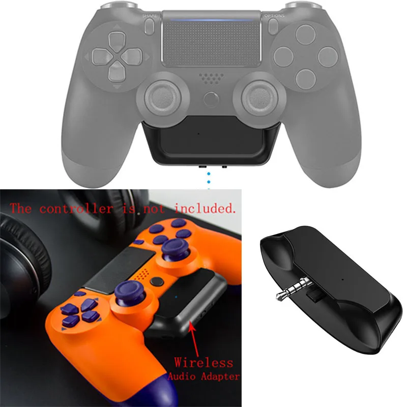 Беспроводной аудио адаптер для PS4 контроллера совместим с Bluetooth 5 0 гарнитура 3 мм