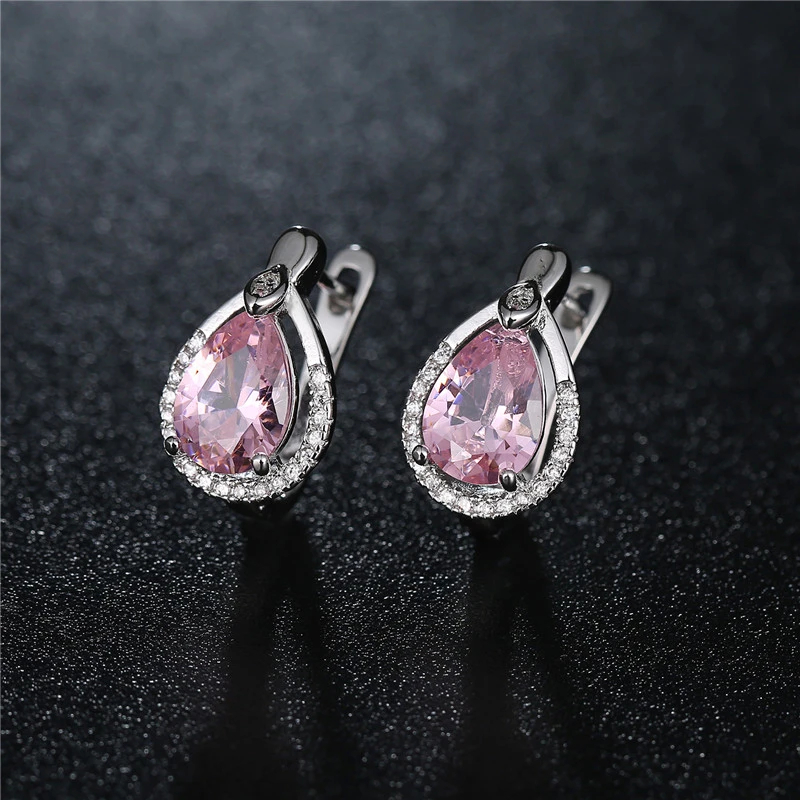 Брендовые Роскошные серьги-кольца FYM с большим зеленым кристаллом модные серьги