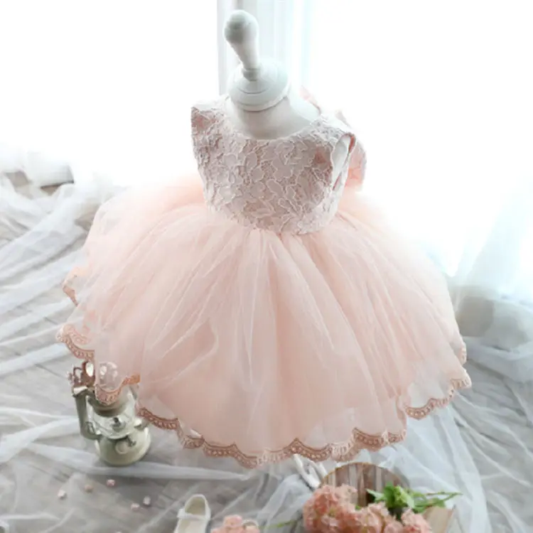 Chariming/детское нарядное свадебное платье для девочек кружевное фатиновое с бантом
