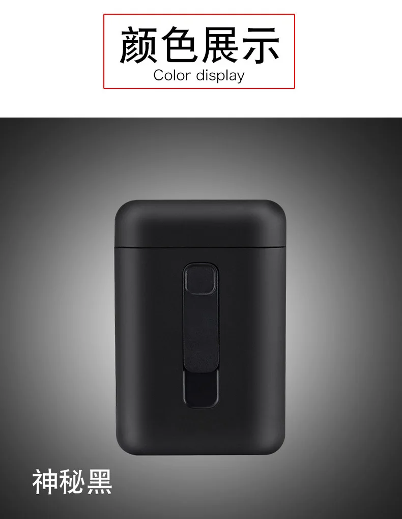 PC пластик полный пакет 20 обычных сигарет чехол/коробка с зажигалкой USB Перезаряжаемый, беспламенный, ветрозащитный водонепроницаемый DH9008