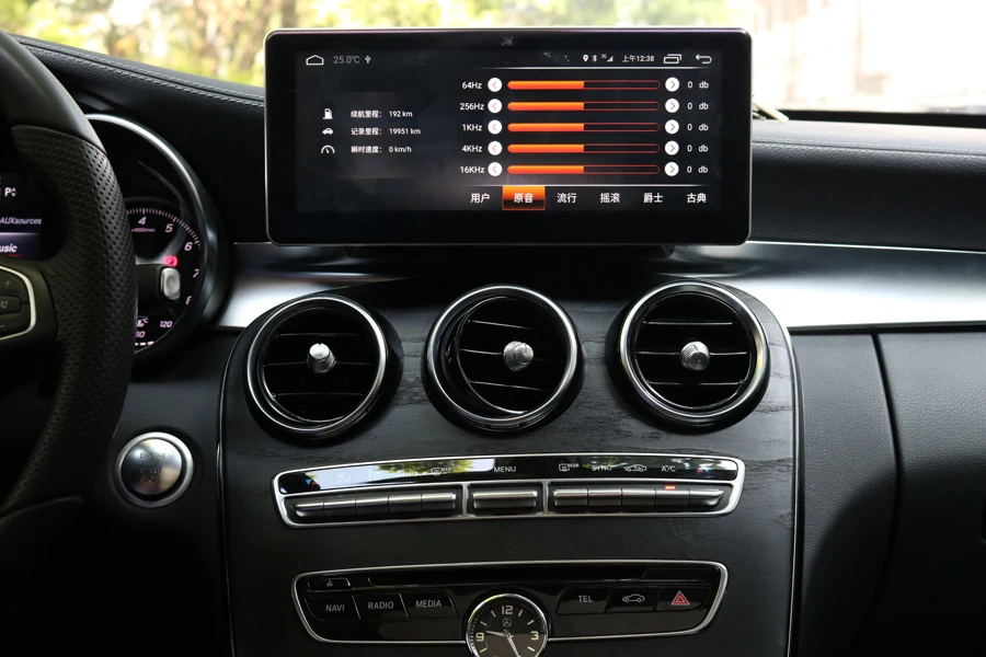 Автомобильный радиоплеер с сенсорным экраном Android 8 0 для Benz C GLC V Class 2015 2018 стерео