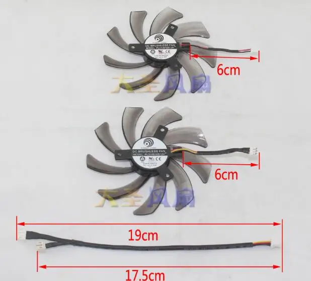 Оригинальный вентилятор PLD10010S12H 12 В 2/3 а 4 см диаметром дюйма|card fan|4cm fanfan 12v |