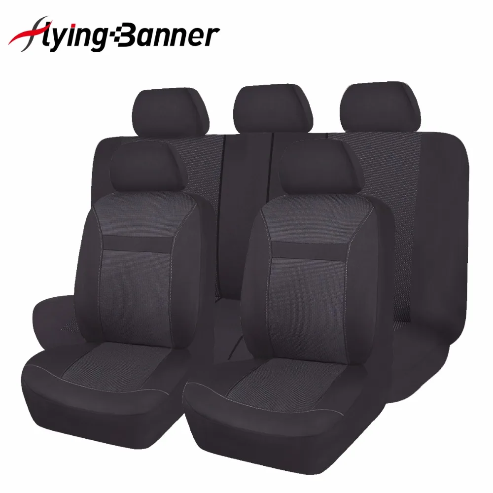 FlyingBanner полиэстер + Модный жаккардовый чехол на сиденье автомобиля универсальный