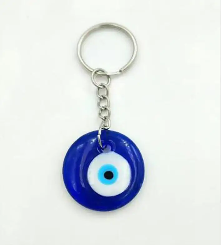 Смешанный стиль турецкое голубое стекло подвеска злой глаз удача брелки