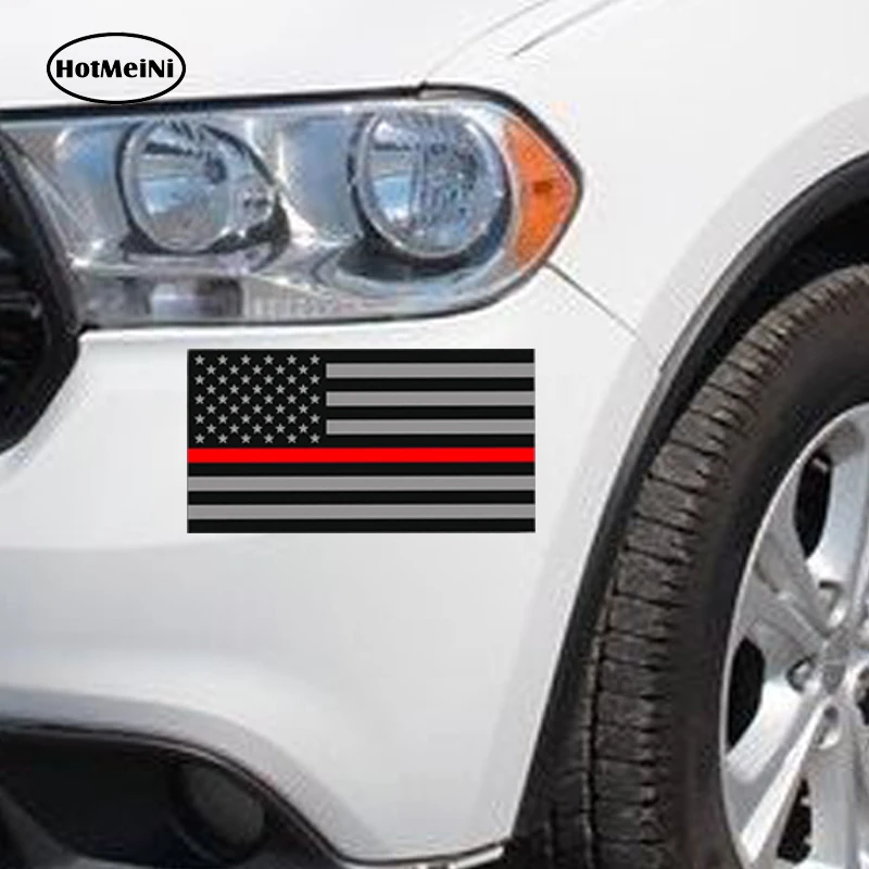 HotMeiNi пожарный красная линия Флаг США стикер автомобиль спасательный EMT огонь 911