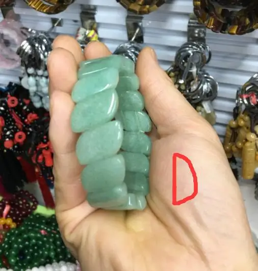 Красивый натуральный зеленый браслет dongling jade браслеты ручной работы с