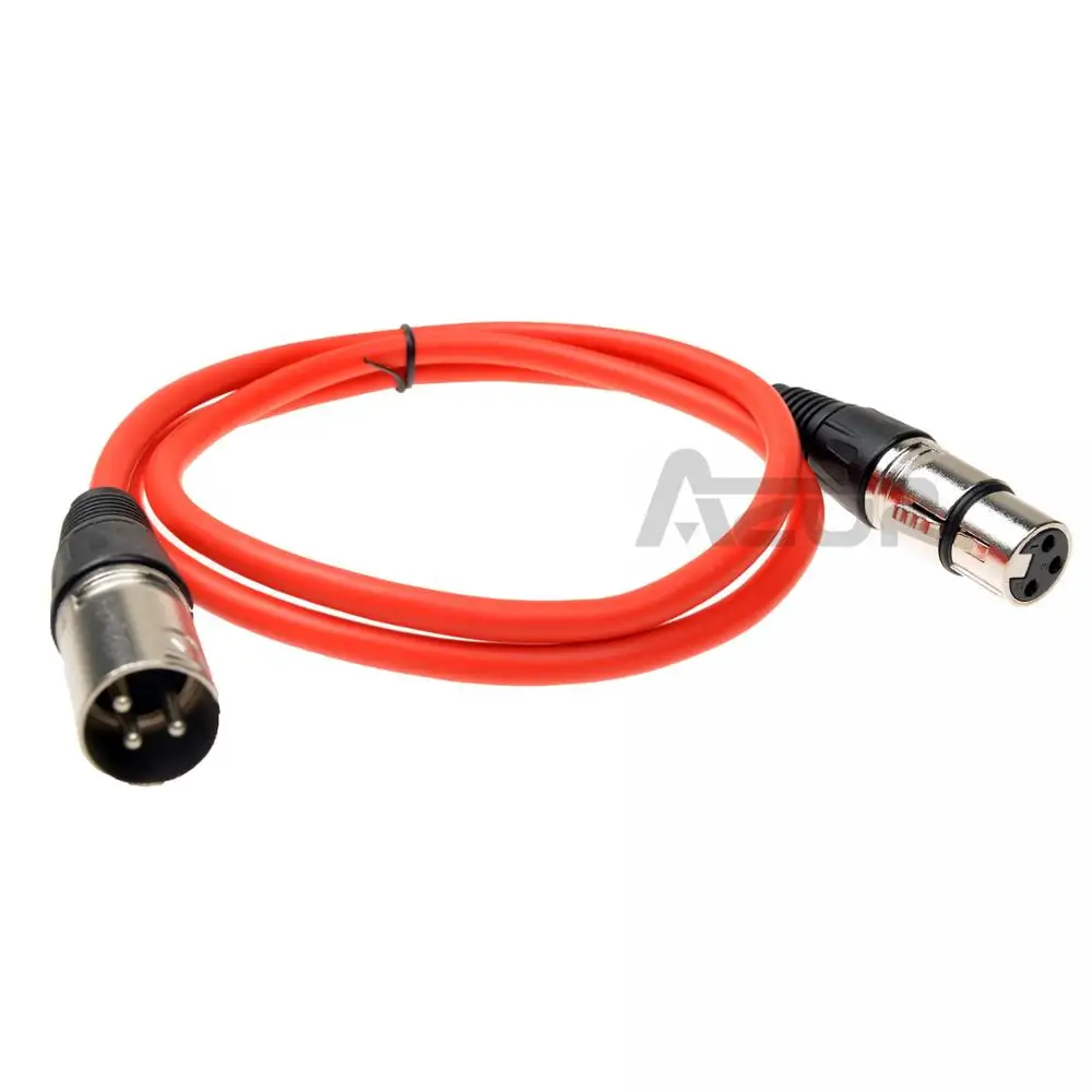 1 м XLR кабель штекер гнездо M/F 3 контактный аудиокабель используется для