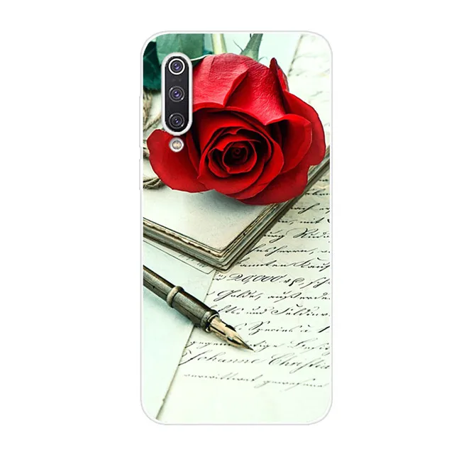 Для xiaomi mi a3 чехол мягкий силиконовый tpu чехол для телефона задняя крышка для xiaomi mi a3 чехол s Цветок FUNDA для xiaomi a3 a 3 mi A3 оболочка - Цвет: 25