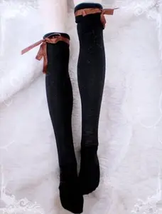 Wamami 11 # черные носкичулки Acc 14 MSD 16 13 SD DZ AOD BJD Dollfie