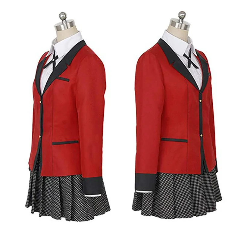 Аниме Kakegurui компульсивный игрок Runa Yomozuki Косплей Костюм Школьная форма для