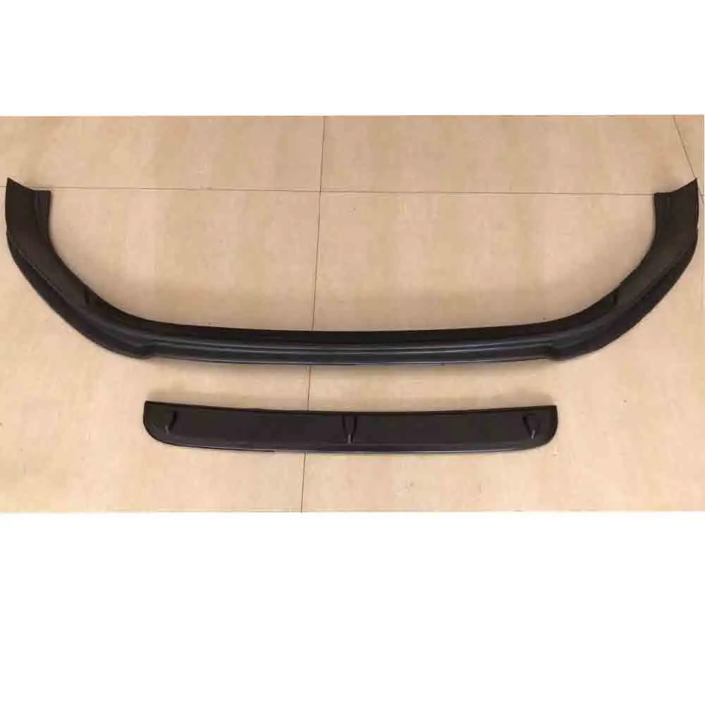 black base MK7 ABS черный передний бампер для губ подбородок спойлер для Volkswagon MK7 Golf 7 R& Rline бампер только - Цвет: black base
