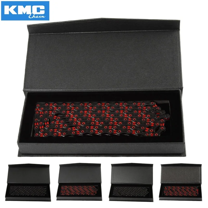 KMC 11 скоростные велосипедные цепи для шоссейных гонок X10SLX11SL система переключения передач высококлассная велосипедная цепь MTB Алмазное покрытие 10 скоростная цепь