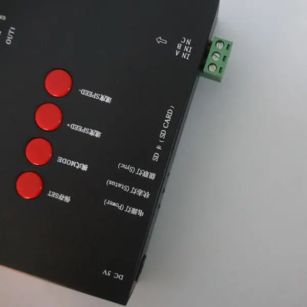 T4000 RGB светодиодный контроллер настраиваемые SD карты DMX512 WS2811 WS2801 WS2803