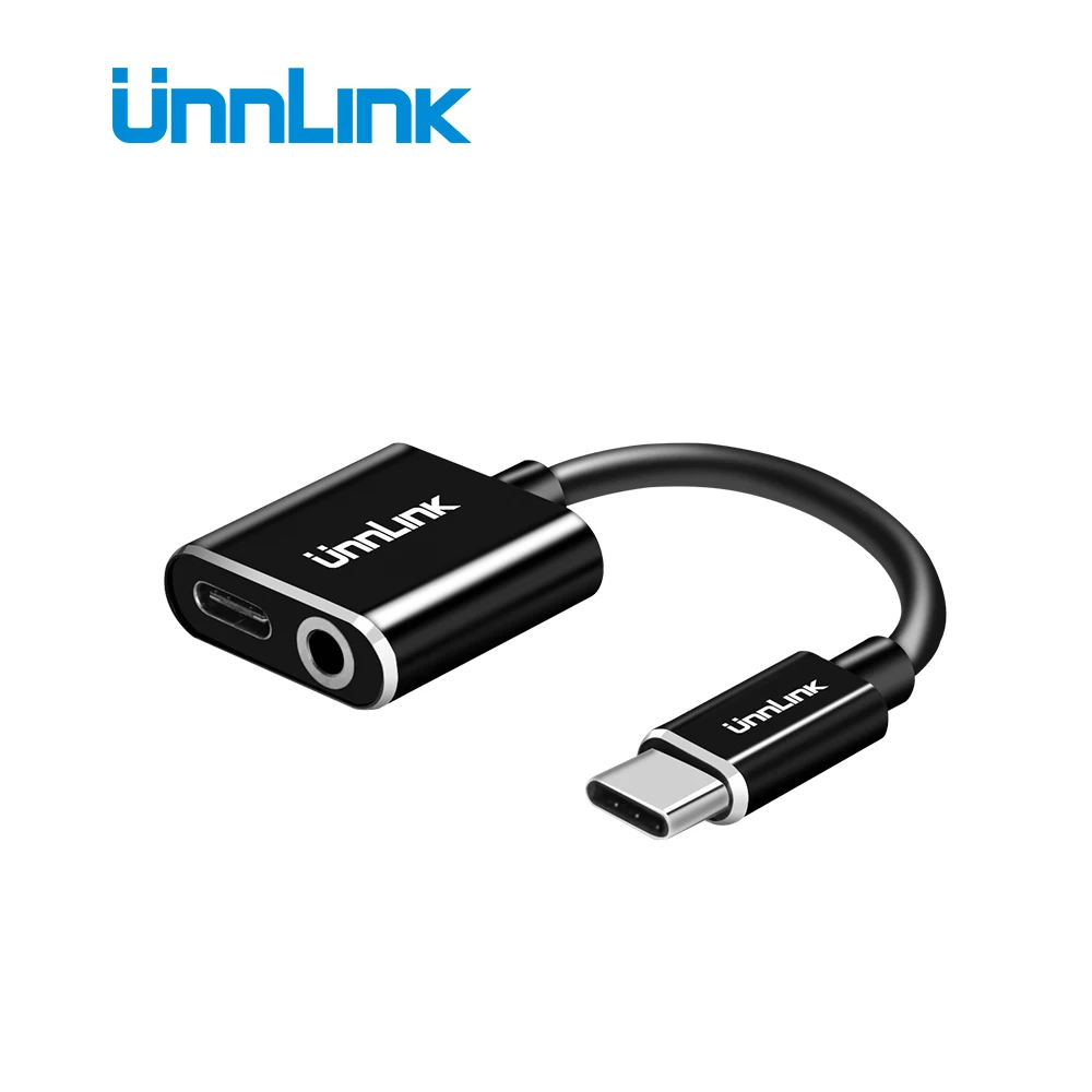 Unnlink USB Type C аудио адаптер для зарядки 2 в 1 папа мама 3 5 мм разъем наушников +