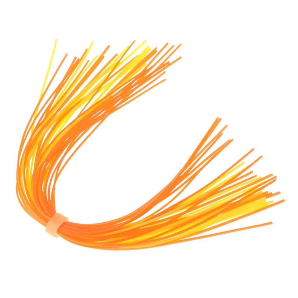 30 шт. рыболовные юбки ПВХ силиконовой лентой каучуковый блесна приманка в виде