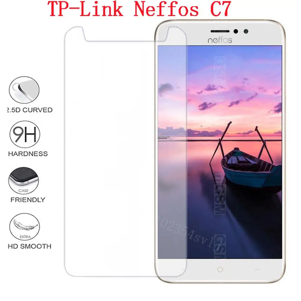 TP Link Neffos C7 закаленное стекло c7 защита для экрана 2.5D 9H защитное на C 7 TP910A