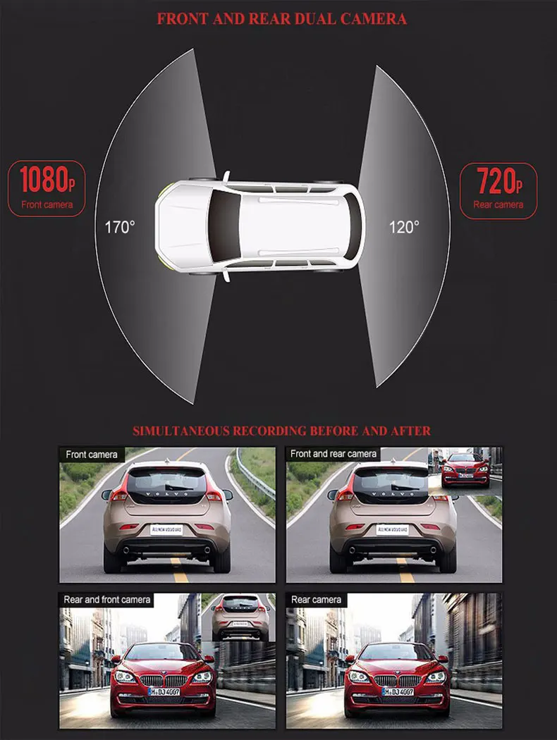 Jiluxing H01S HD 1080P Автомобильный видеорегистратор две камеры s Автомобильная камера зеркало заднего вида авто видео регистратор рекордер двойной объектив Dashcam