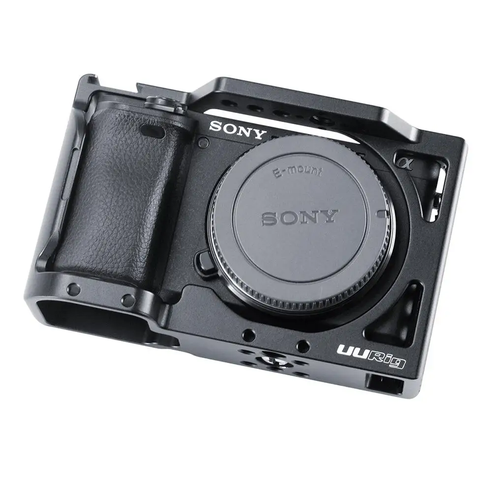 Чехол Yiwa Vlog для Sony A6400 металлический чехол с холодным башмаком микрофона камеры