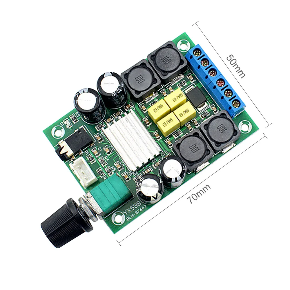 AIYIMA Amplificador Мини цифровой усилитель мощности аудио Плата TPA3116D2 двухканальный 2x50