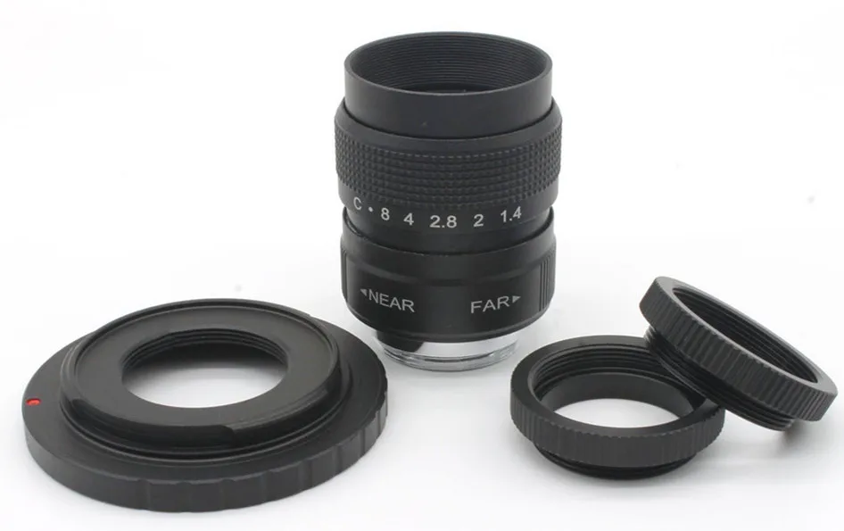 FUJIAN 25mm f/1.4 CCTV Lens Mount+Macro Ring for Fuji Fujifilm X-A2 X-A1 X-A3 X-T1 X-E1 X-E2/E2S X-T10/20 X-1M | Электроника