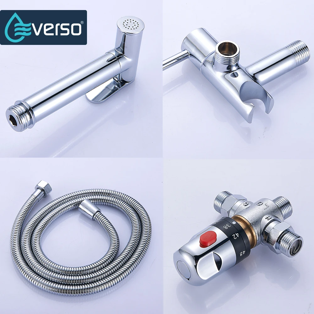 Комплект смесителя для биде EVERSO латунный душ унитаза аксессуары ванной