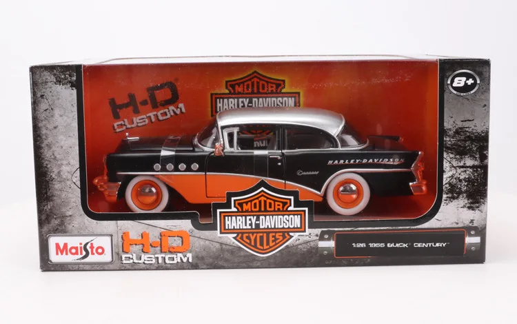 Maisto 1:24 литая под давлением металлическая модель автомобиля игрушка для Buick 1955 век вне права классические автомобили Новинка в оригинальной коробке коллекция для мужчин подарок
