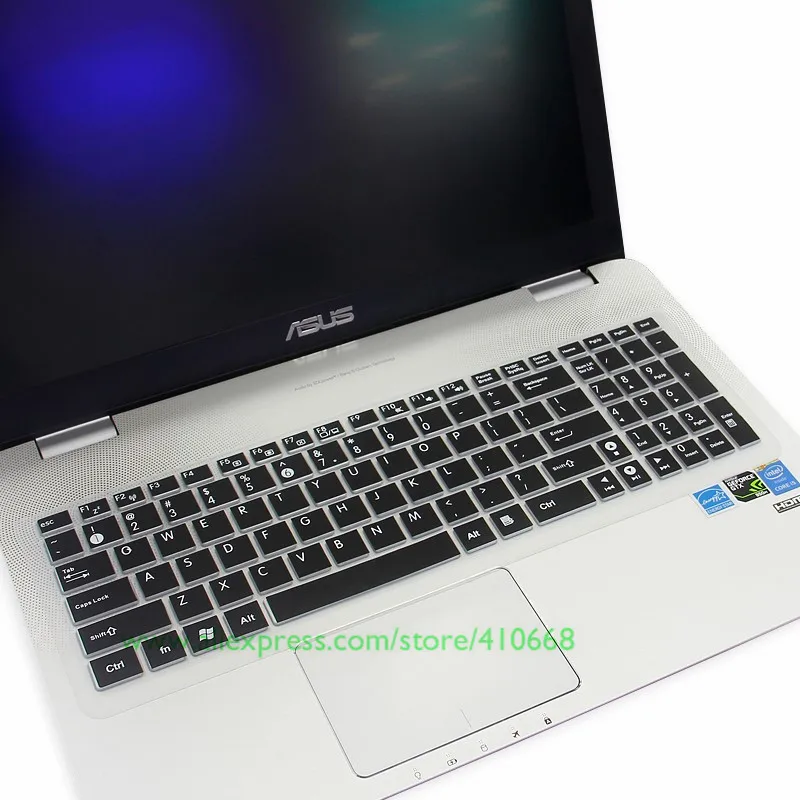 Силиконовая клавиатура для ноутбука Asus Zenbook Pro UX501 UX501J UX501JW UX501VW UX501VW6700 FX FX50V F555L 15