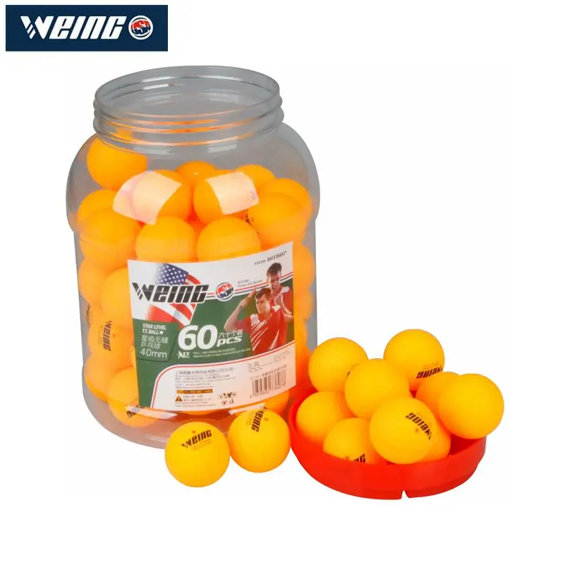 WEING Настольный теннис высокое качество 60pcs40мм тренировочный теннис|Мячи для