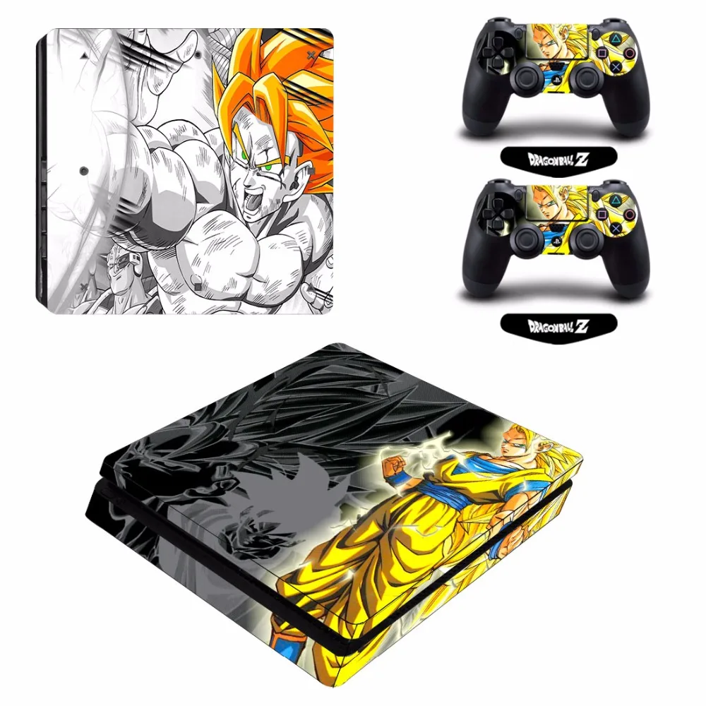 Виниловый чехол ARRKEO Dragon Ball Z Super Goku наклейка тонкая на кожу для Sony PS4 PlayStation 4
