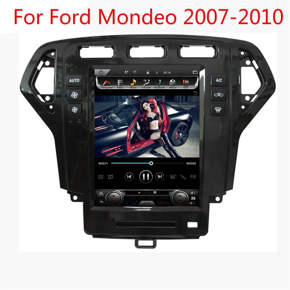 Wekeao 10 4 &quotсенсорный экран Tesla стиль автомобиля аудио gps радио для Ford Mondeo 2010-6 0 Android