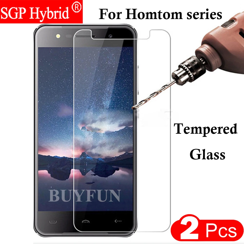 2 шт., закаленное стекло, защита экрана, Капа для HOMTOM Ht16 Ht37 Ht50 S8 S 8, защита для смартфона, Защитная пленка для телефона, чехол